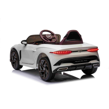 Autko Bentley Bacalar na akumulator dla dzieci Biały + Pilot + EVA + Wolny Start + Audio LED